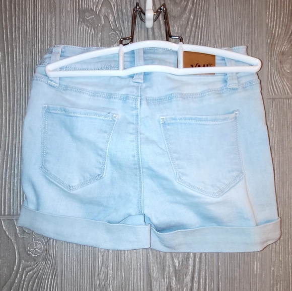 YMI Girl Cuffed Shorts- 8 - Picture 4 of 5